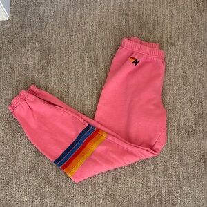 aviator nation pink women’s sweatpants